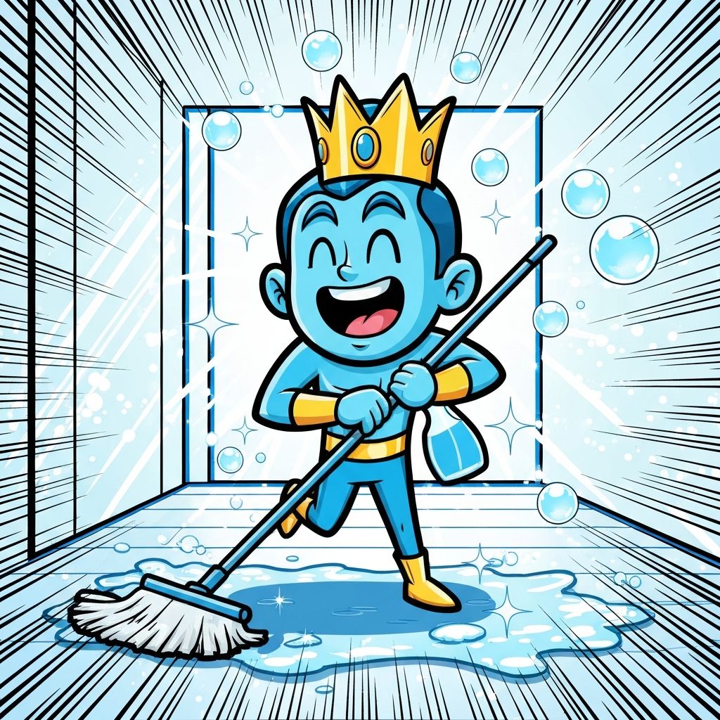 이사 청소 cartoon illustration